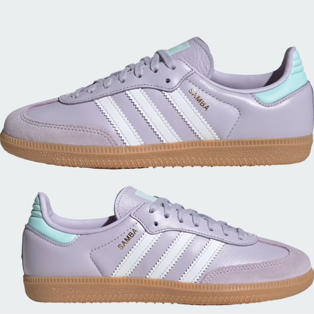 Adidas Samba Pastel Purple Sneakers